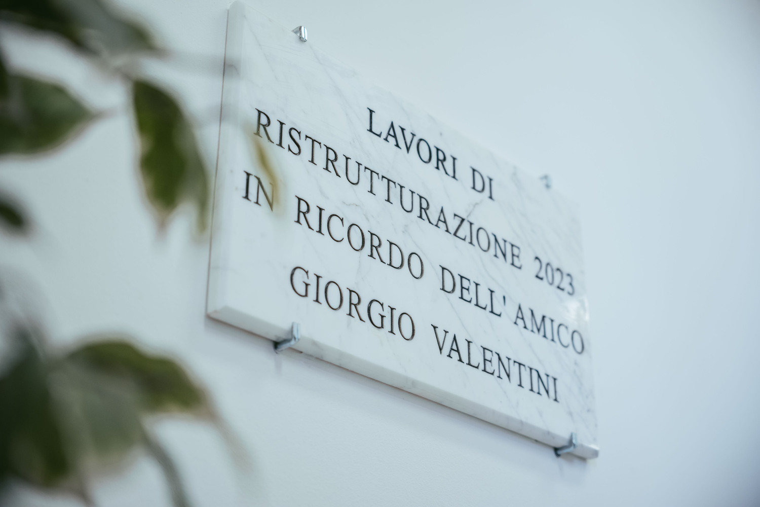 Dettaglio della reception